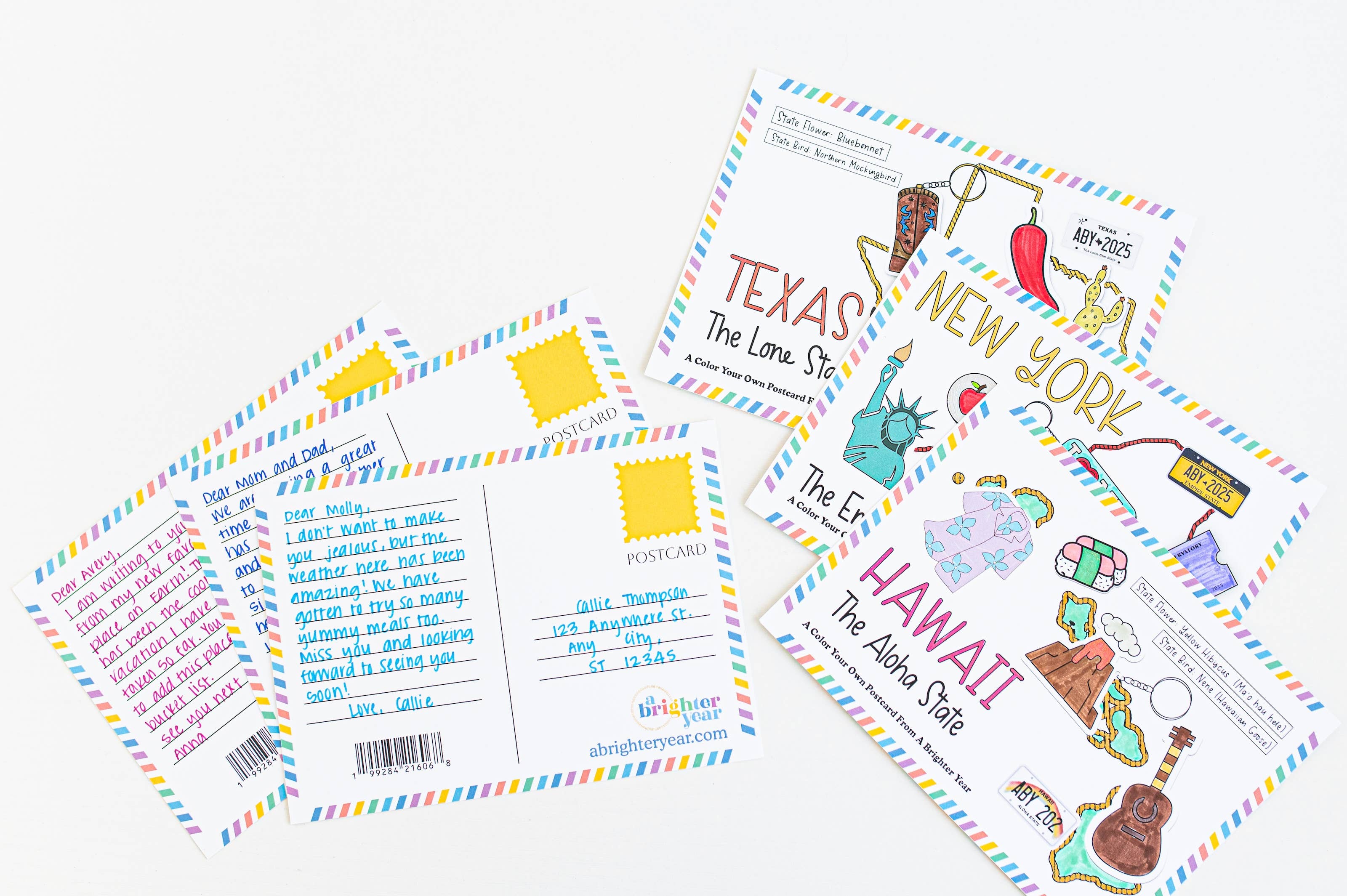 A Brighter Year – Engroshandel Postkort – Farvelæg dit eget Utah State-postkort2