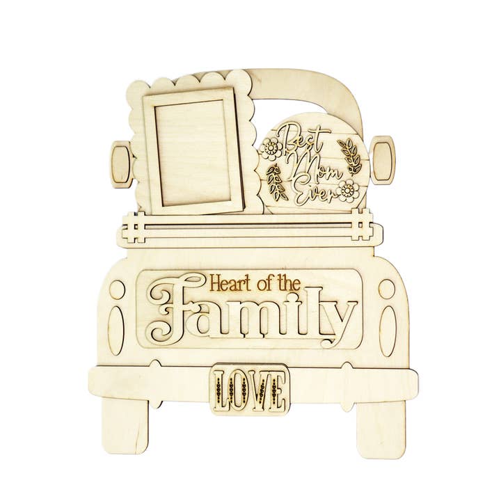 Inserts interchangeables pour la fête des mères (camions ou accroche-portes) pour la vente par Timber & Twine DIY