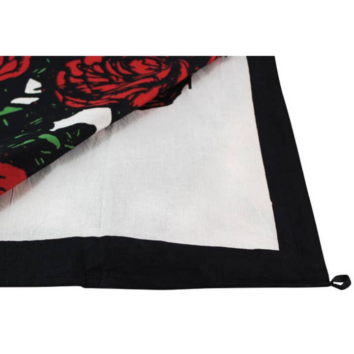 Sunshine Joy - Wholesale Tapestry/Textile - 3D Grateful Dead Tapestry Skeleton & Roses Tapesties