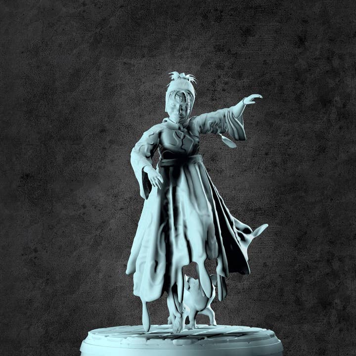 Rose (Skipping Child) Miniature for Tabletop RPGs for wholesale by Kraken Dice