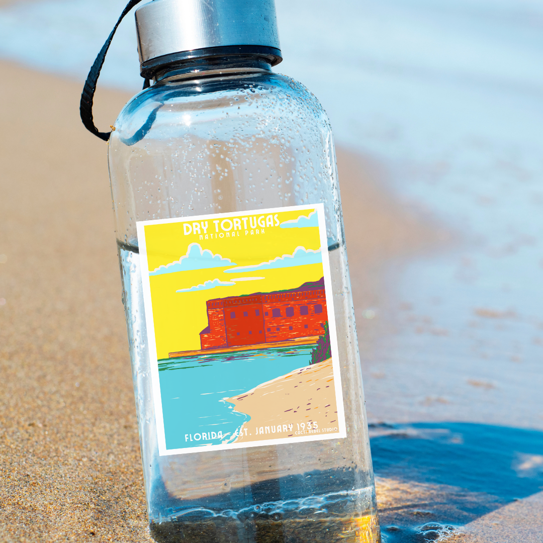 Cacti Rebel - Wholesale Sticker - Dry Tortugas National Park Whimsical Sticker2