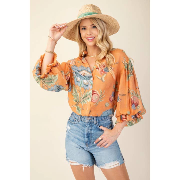 Printed Top for wholesale by STYLE USA