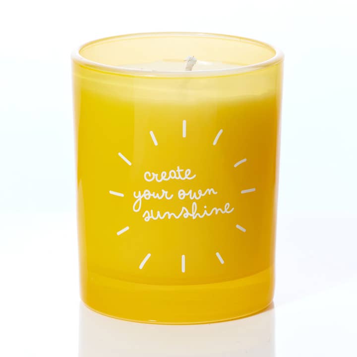 Vibe 'Create Your Own Sunshine' Candle for wholesale by MÆGEN