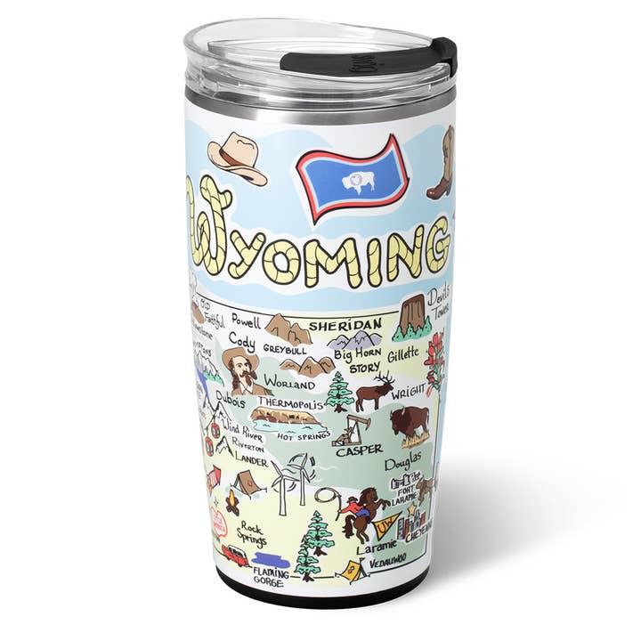 Wyoming Tumbler (22oz) for wholesale by Swig Life