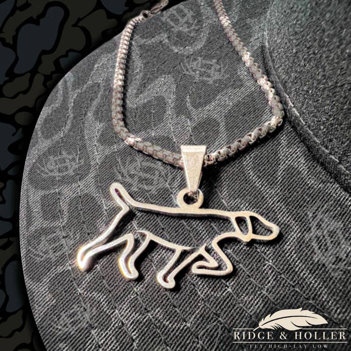 Ridge&Holler - Wholesale Pendant/Charm Necklace - Dog- Stainless Steel Necklace and Pendant2