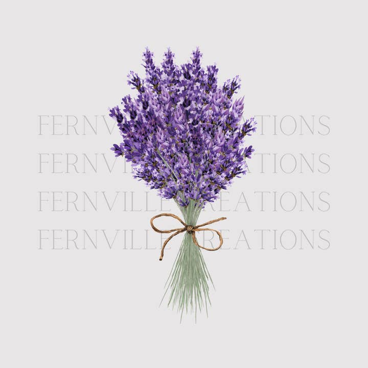Fernville Creations - Wholesale Hand Towel - Lavender Towels for Kitchen, Bath, and Guest Use