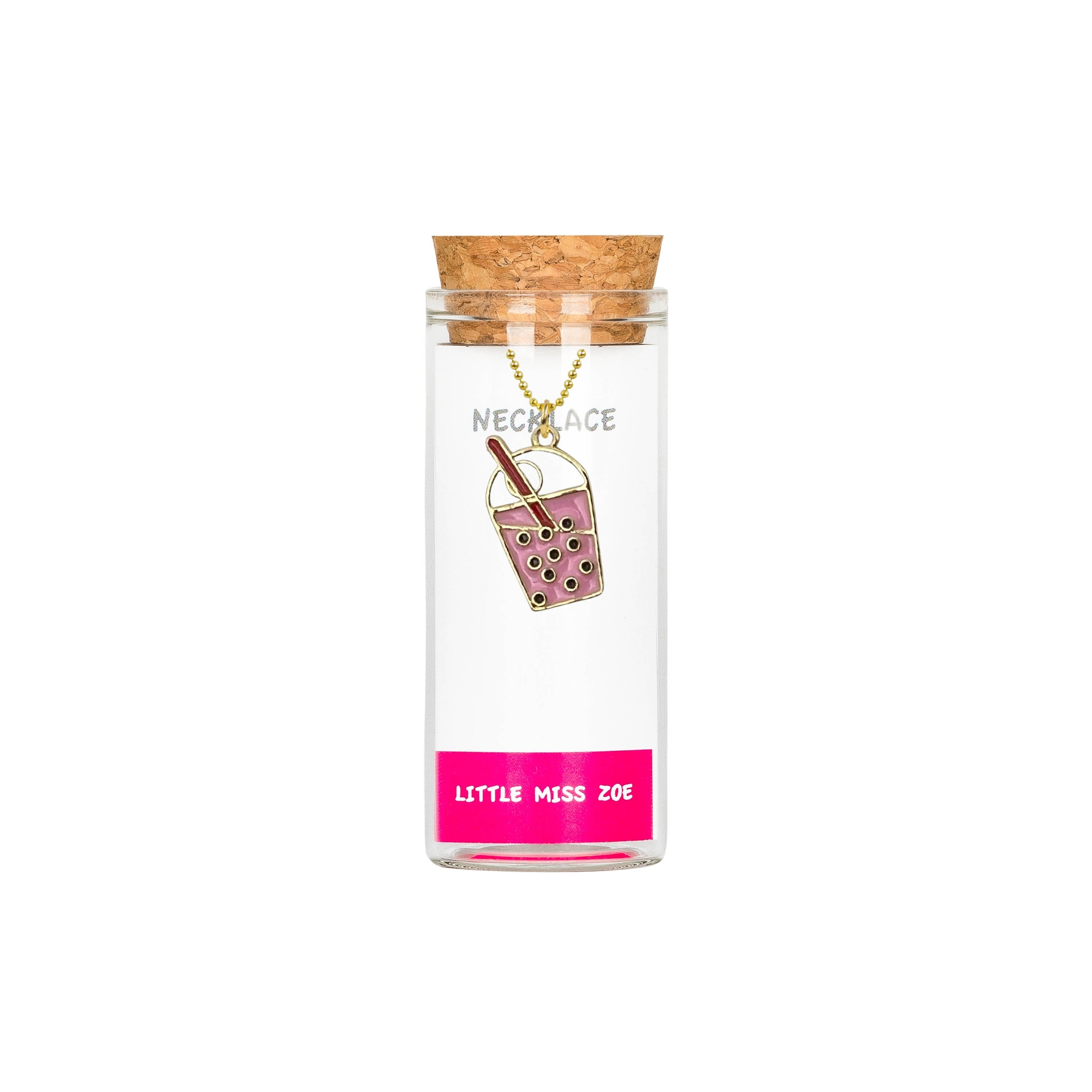 Little Miss Zoe - Wholesale Kids Necklace - Kids - Kids Charm Necklace in a glass bottle83