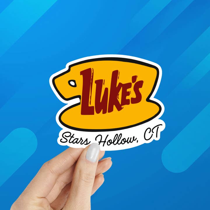 Coastal Creators of Connecticut - Wholesale Sticker - Gilmore Girls Inspired Waterproof Laptop Sticker 4-Pack4