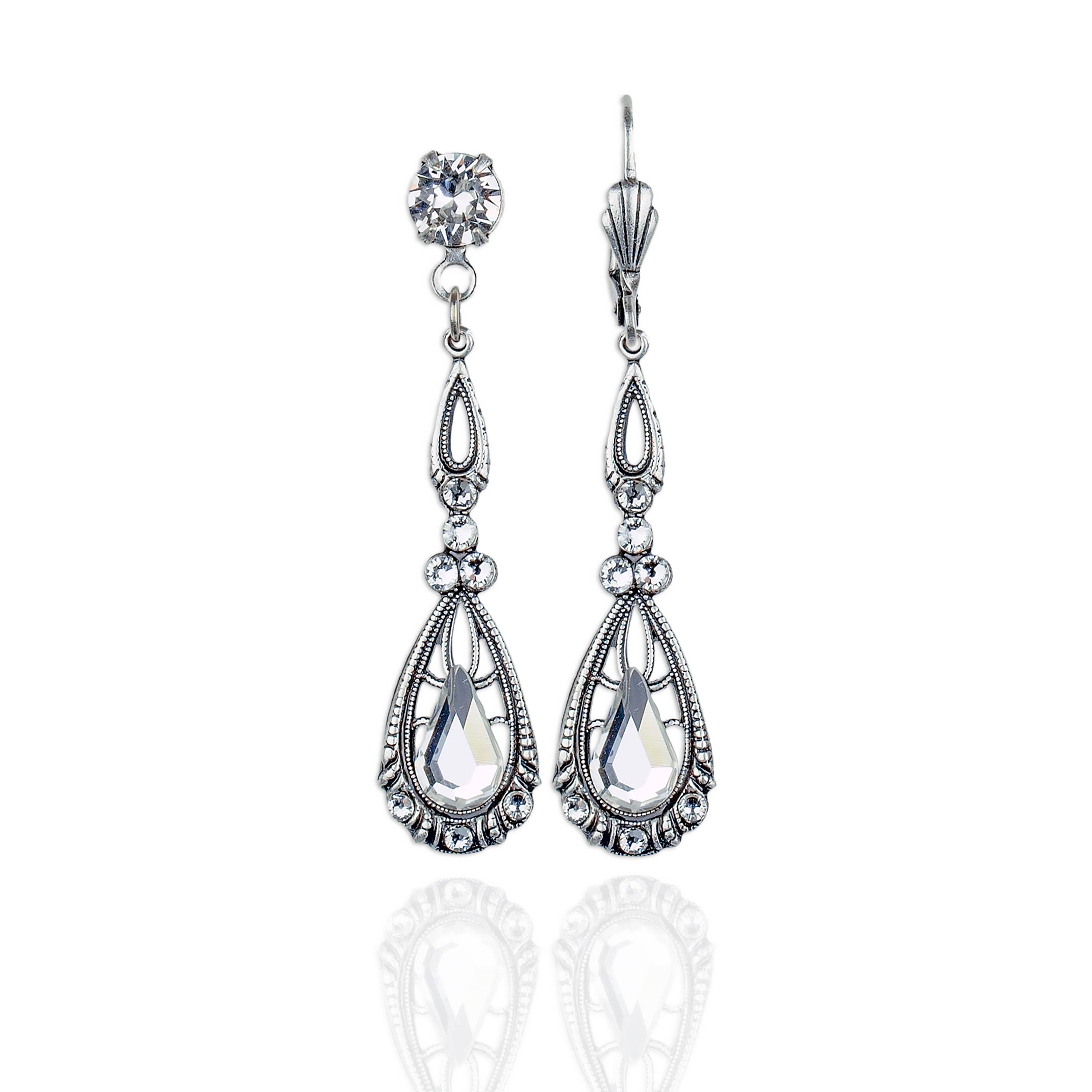 Anne Koplik Designs, Inc. - Wholesale Dangle Earrings - Solenne Crystal Precious Earrings