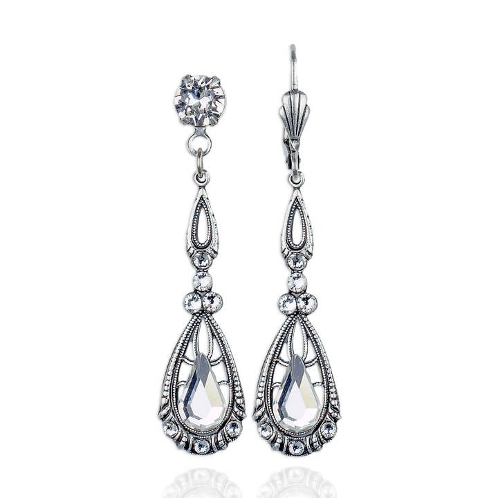 Solenne Crystal Precious Earrings for wholesale by Anne Koplik Designs, Inc.