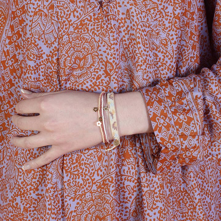 Trädgårdsarmband/set 4 - Vit för wholesale av bluma project