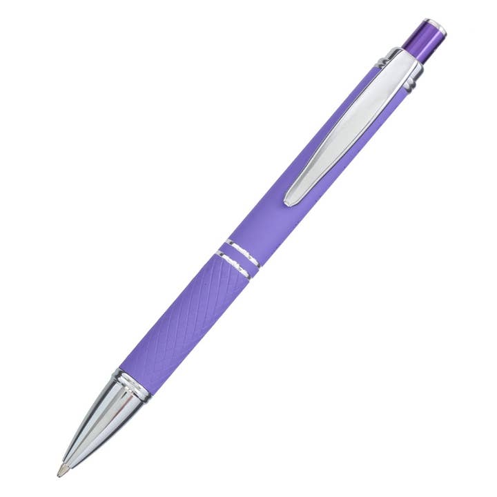 Christian Art Gifts - Wholesale Pen - Pen in Case Be Still Purple Ps. 46:103