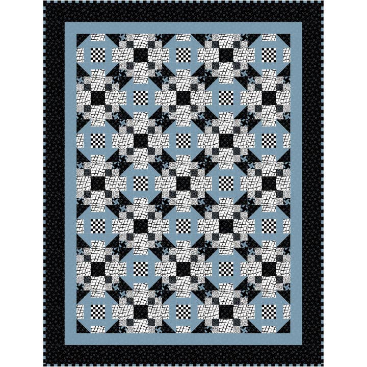 Motif de courtepointe étoile disparue BS2-319w - Produit en gros pour la vente par QuiltWoman