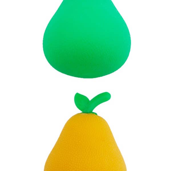 Cap Zone - Wholesale Squishy Toy - Kids & Baby - Pear Stretchy Pull Squish Soft Silicone Slime Filled Squishy1