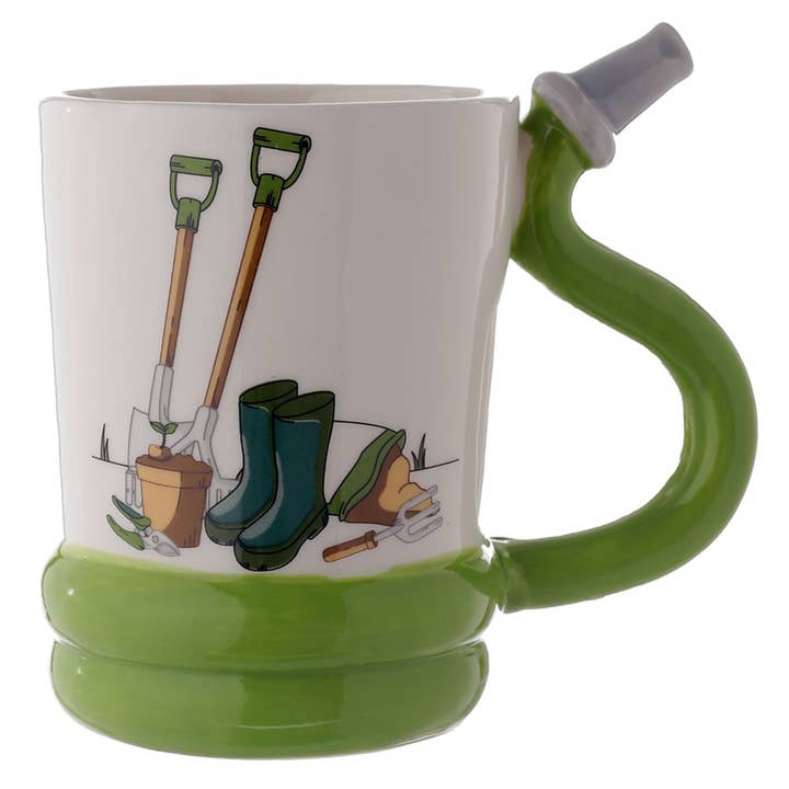 Puckator Ltd - Wholesale Coffee mug - Garden Hose Ceramic Shaped Handle Mug1