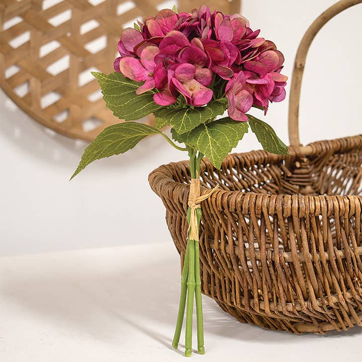 Saybrook Lane - Vendita all'ingrosso Fiori finti - Bouquet di ortensie di bellezza, 11,5"