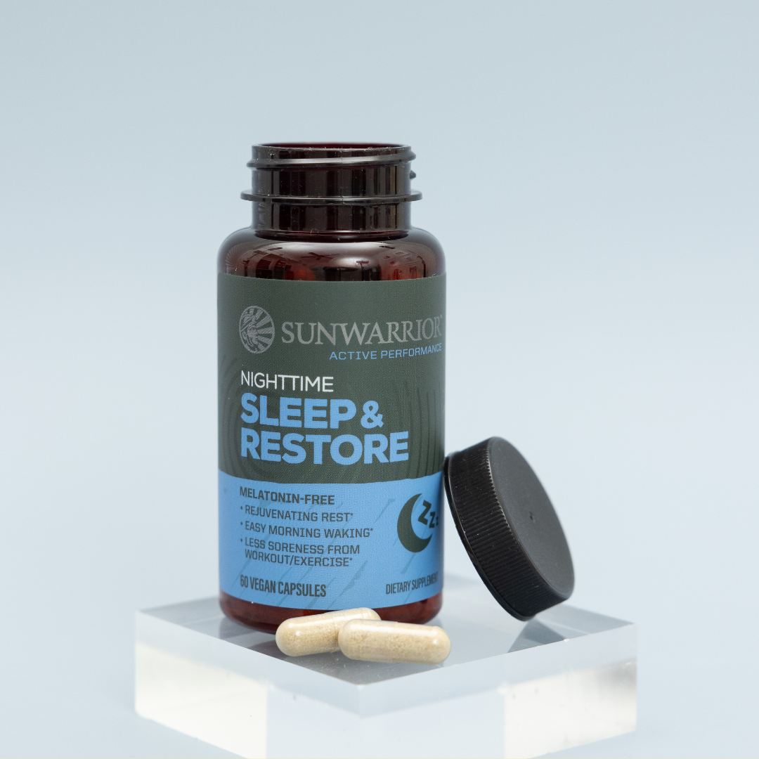 Sunwarrior - Wholesale Oral Supplement/Vitamin - Sunwarrior Active Nighttime Capsules - Sleep & Restore1