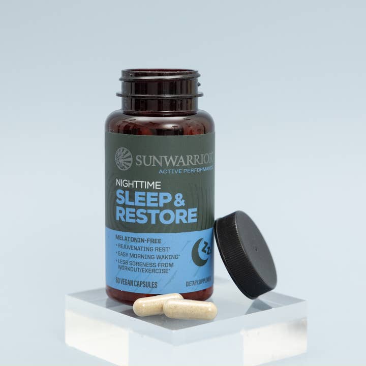 Sunwarrior - Wholesale Oral Supplement/Vitamin - Sunwarrior Active Nighttime Capsules - Sleep & Restore1