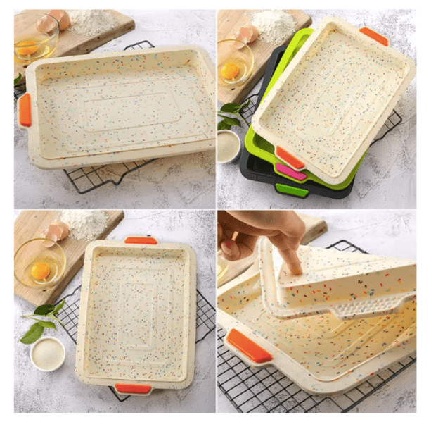 Homerely (We Cover All Import Duties) - Wholesale Baking Dish - Reusable Square Silicone Baking Pan6