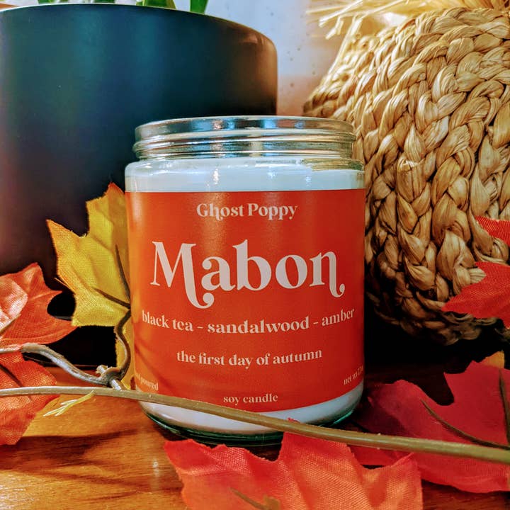 Ghost Poppy - Wholesale Jar/Filled Candle - Mabon Fall Candle5