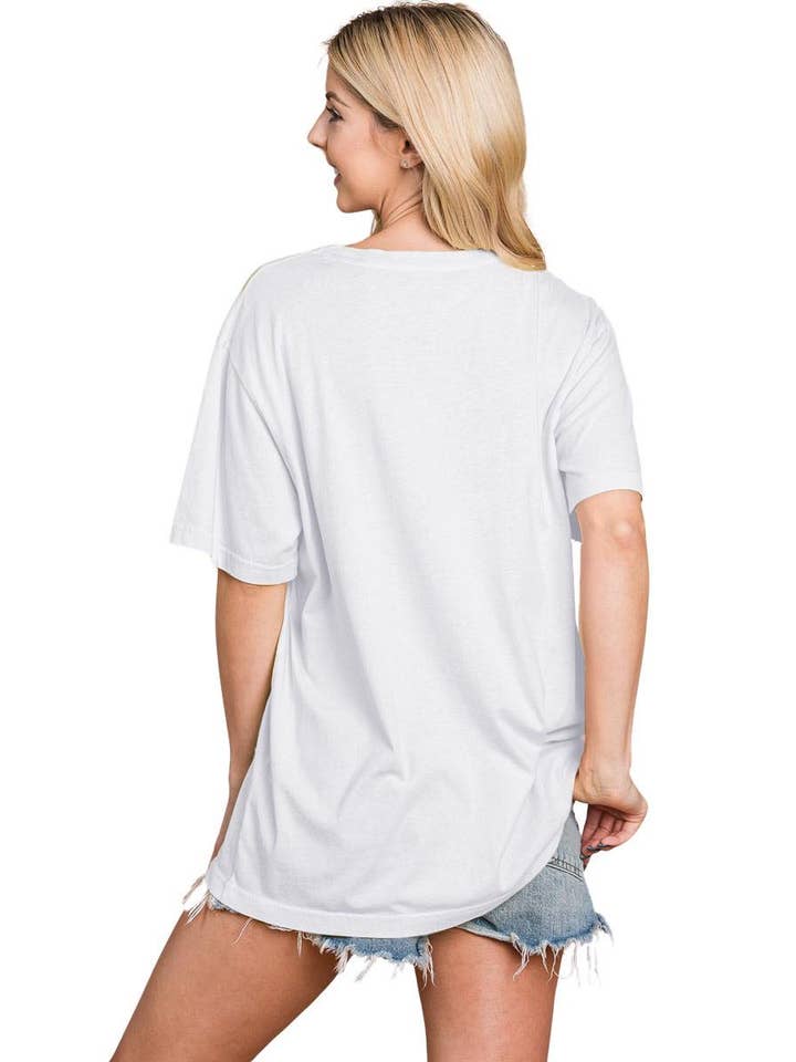 Zutter - Wholesale Screen Printed T-Shirt - Women's - World Tour Vintage Eagle Graphic S/S Premium Washed Tee7