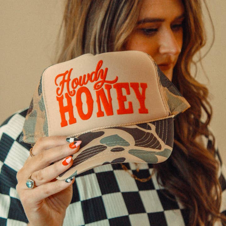 The Clandestine Underground - Wholesale Trucker Hat - Women's - Howdy Honey, Western Trucker Hat2