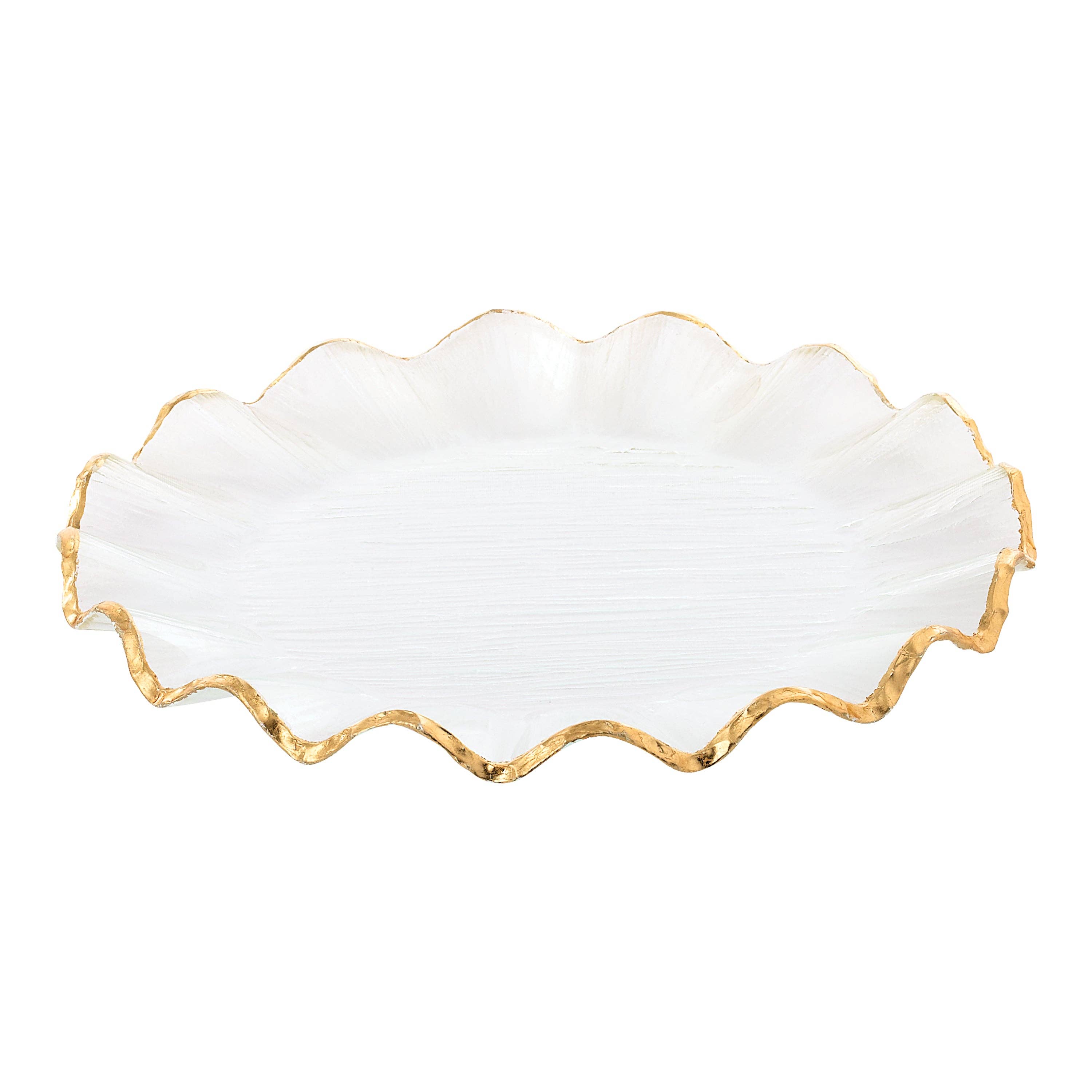 Gifts Plus – Base de pratos por atacado – Carregador de Vidro 13" #RJ2670 -023G (Pacote 12)2