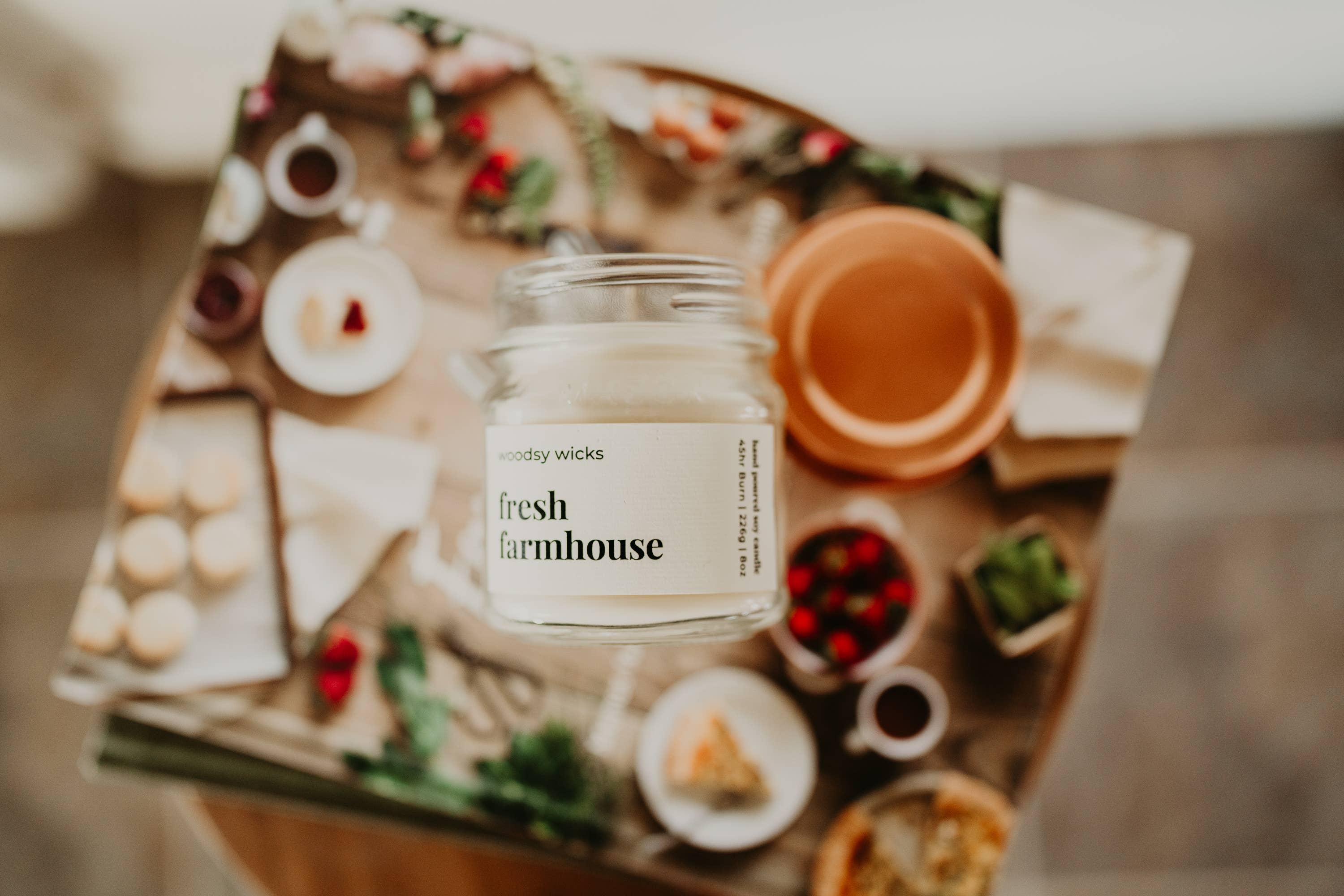 Woodsy Wicks – wholesale Jar/filled candle – Farmhouse Candles - Copper - 100% Soy Wax Wood Wick -Rustic3