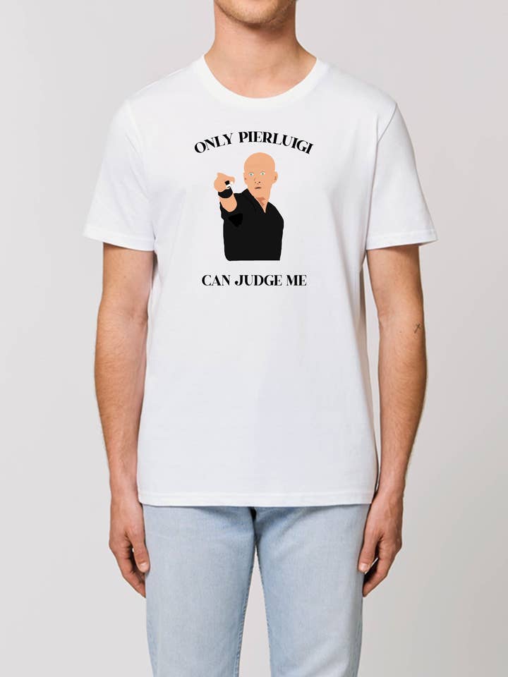 Only Pierluigi Can Judge Me Tee Shirt for wholesale by Foot Dimanche