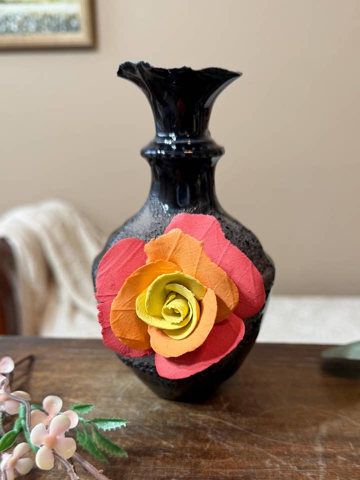 Vasija de Jardín de Lava para venta al por mayor de Cori Ceramics & Art LLC