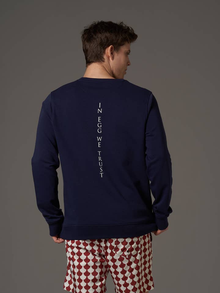 Gandhara - Wholesale Graphic Sweatshirt - Men's - We Trust Egg Sweatshirt0