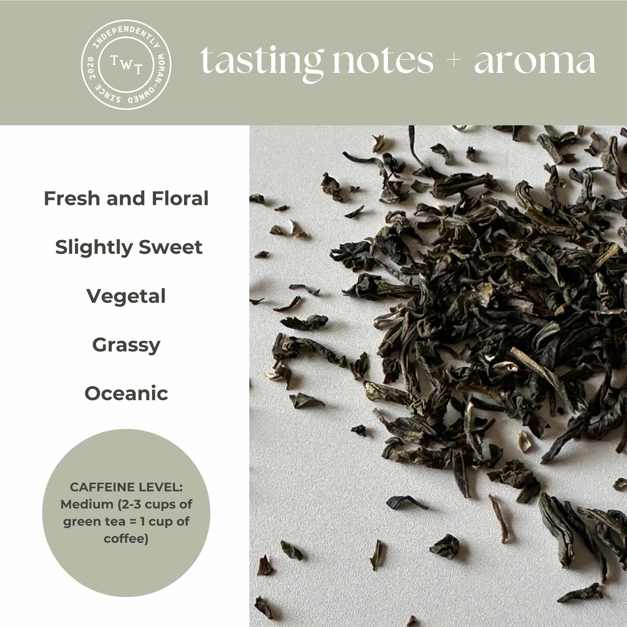 Tea with Tae - Venta al por mayor Bolsitas de té - Minitubo de té verde jazmín de regalo (5 bolsitas de té)5