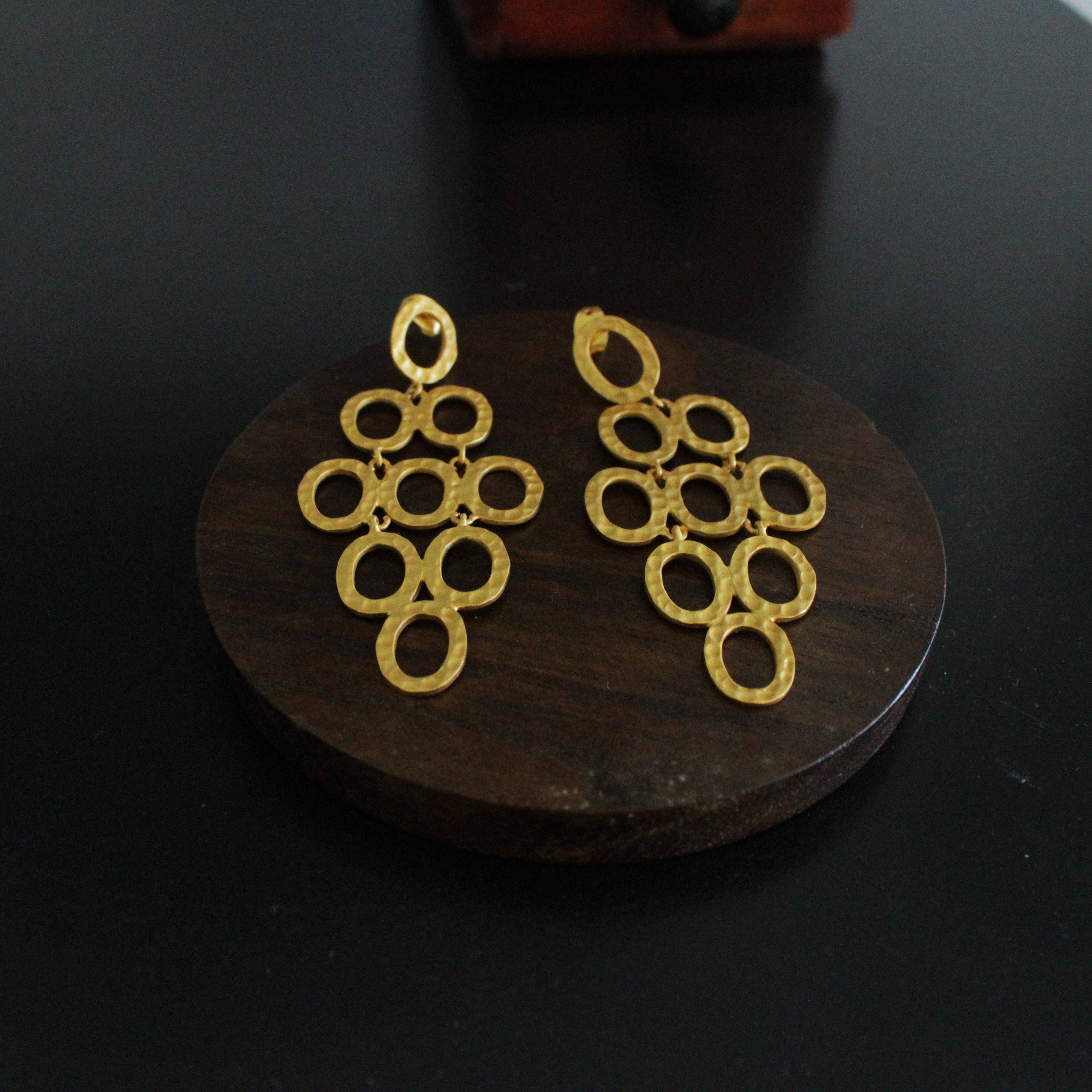 LA MAR - Wholesale Dangle Earrings - KLIMT gold-plated earrings4