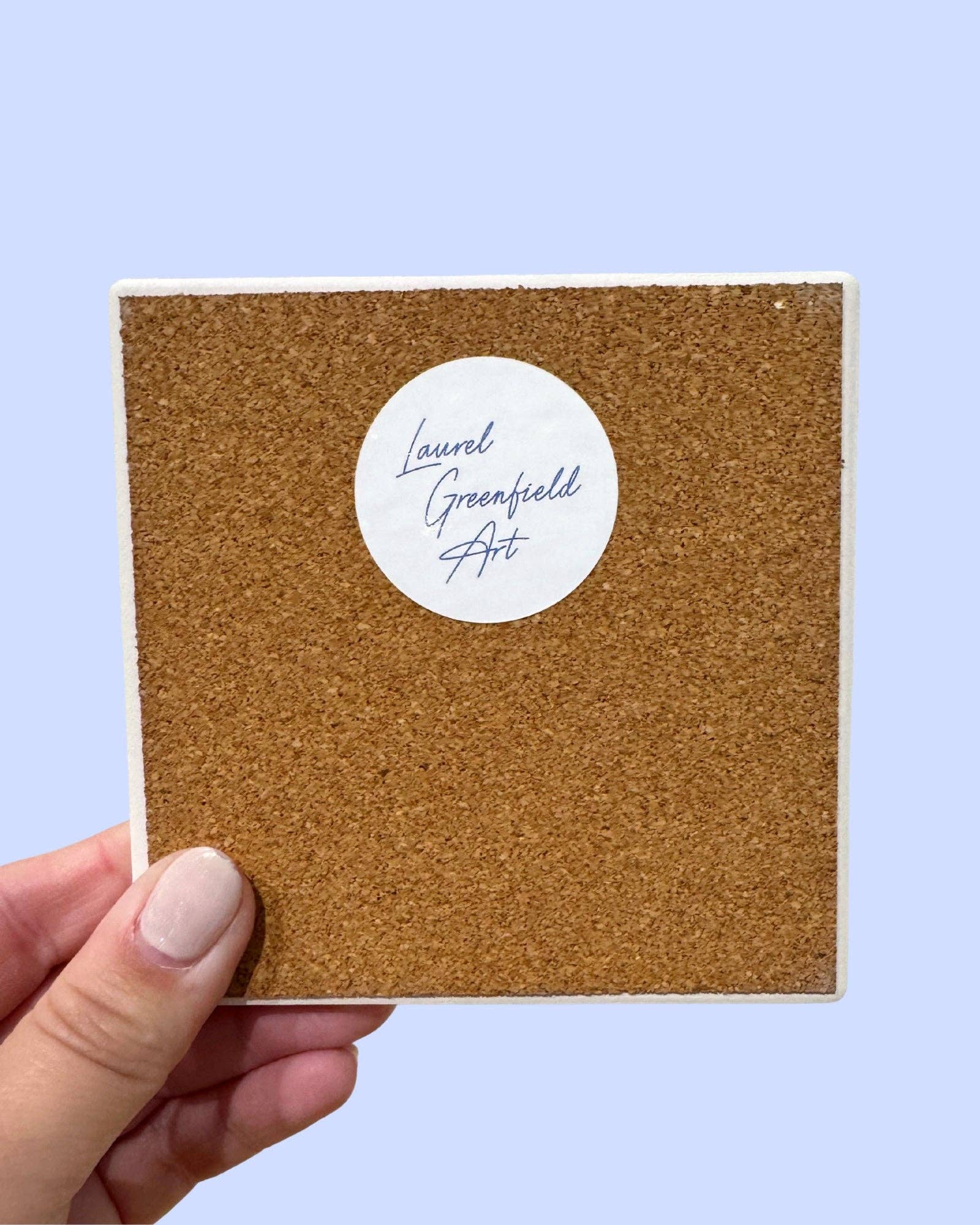 Laurel Greenfield Art - Wholesale Coasters - Cape Cod Chips Ceramic Coaster - Coastal Housewarming Gift - Set of 21