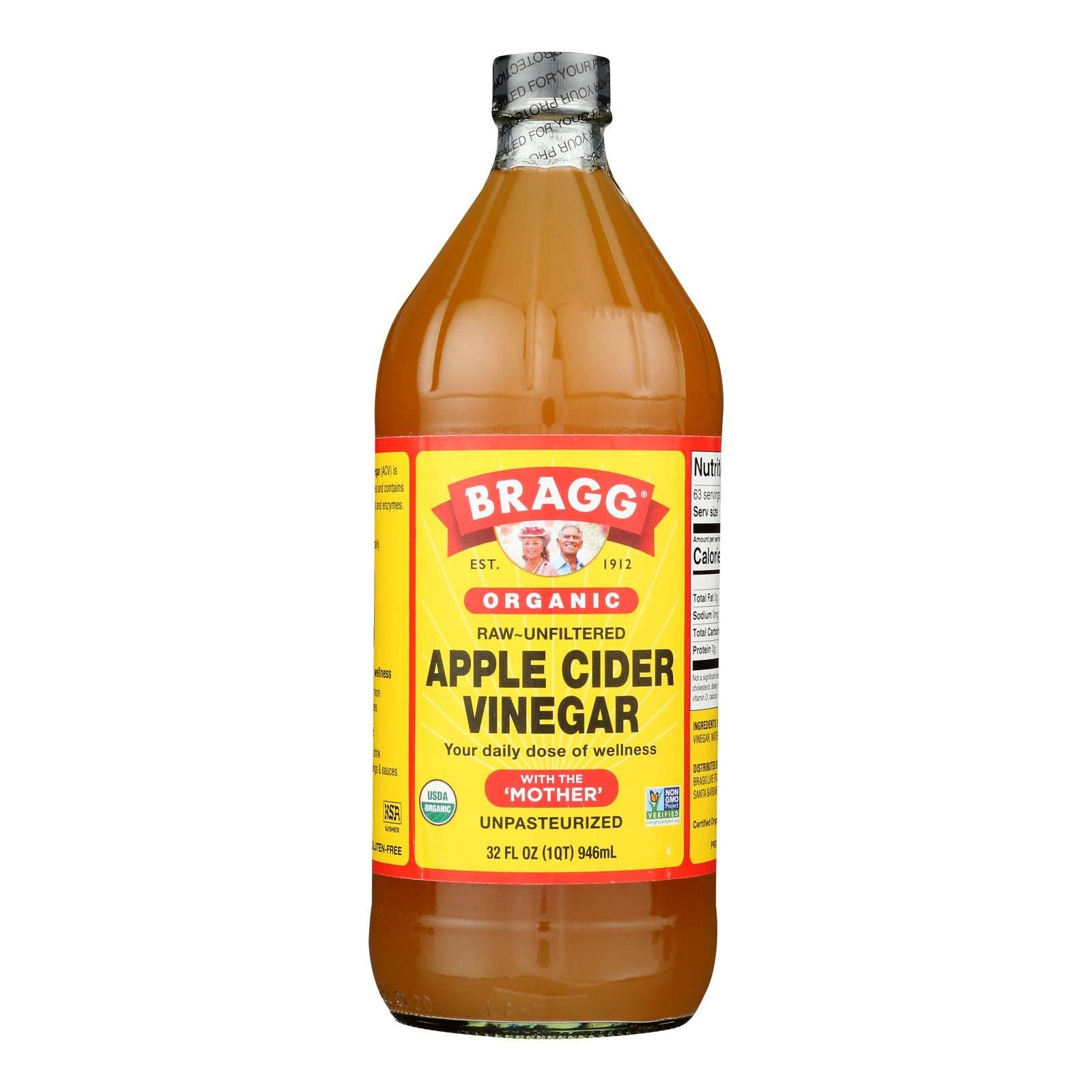 Everyday Supply Co - Wholesale Vinegar - Bragg Organic Raw Apple Cider Vinegar, 32 Oz, 12-Pack0