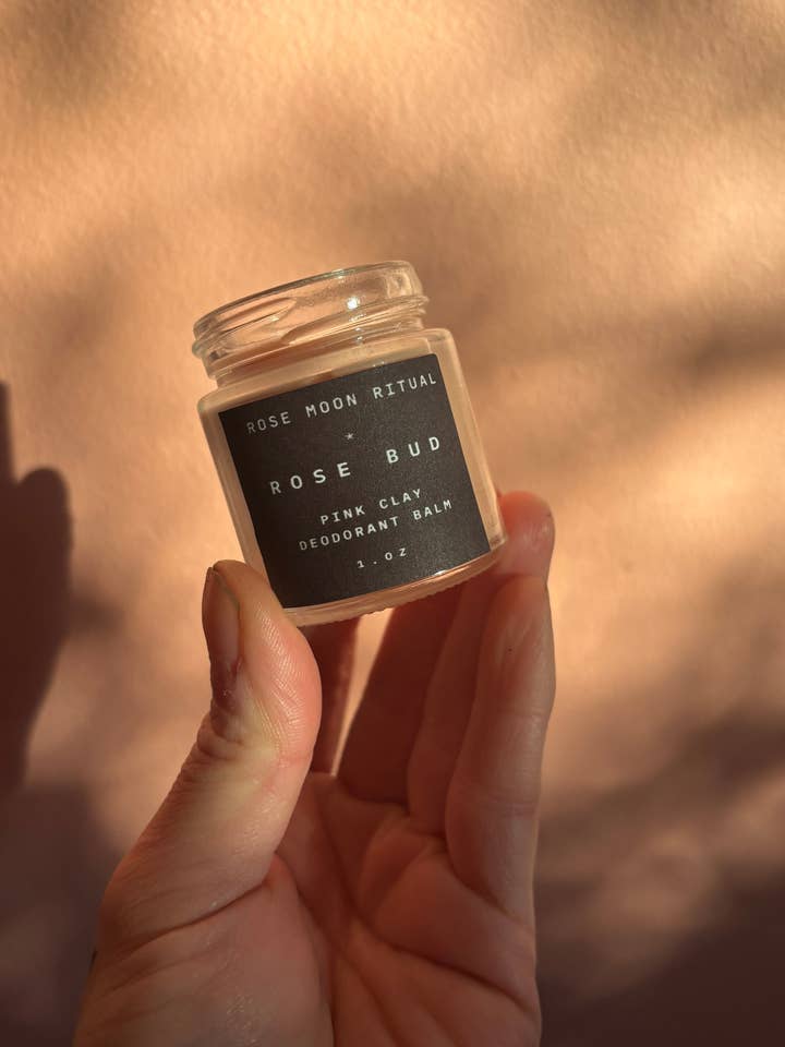 Baume Déodorant à l'Argile Rose Bud pour la vente par Rose Moon Ritual