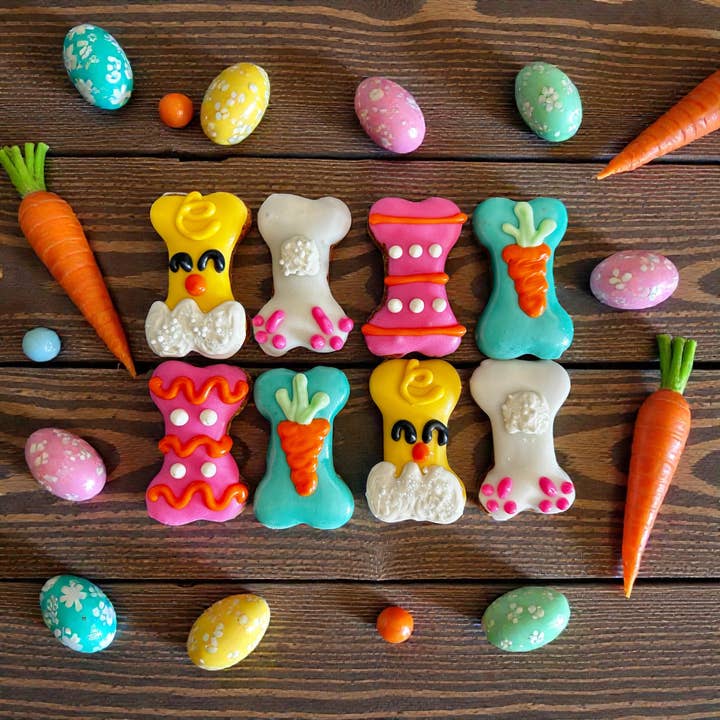 Mini Easter Bones dog treat for wholesale by YumYum4DOGS