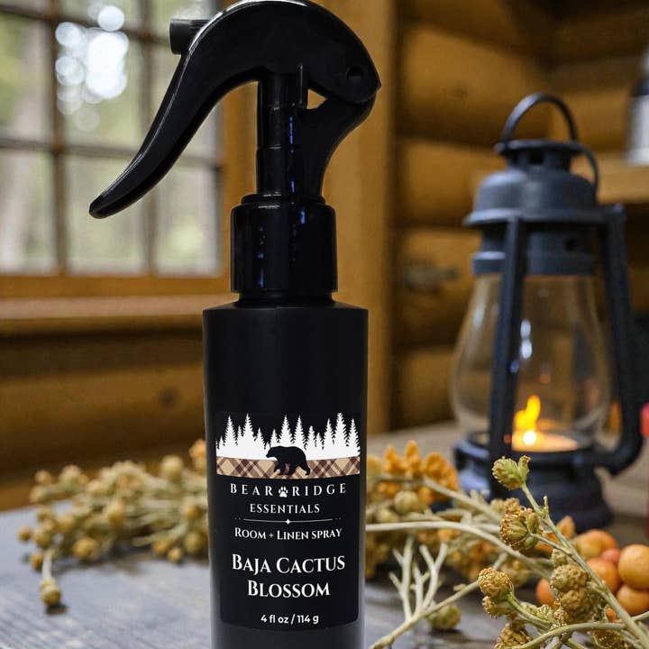 Spray pour chambre et linge à la fleur de cactus Baja pour la vente par Bear Ridge Essentials