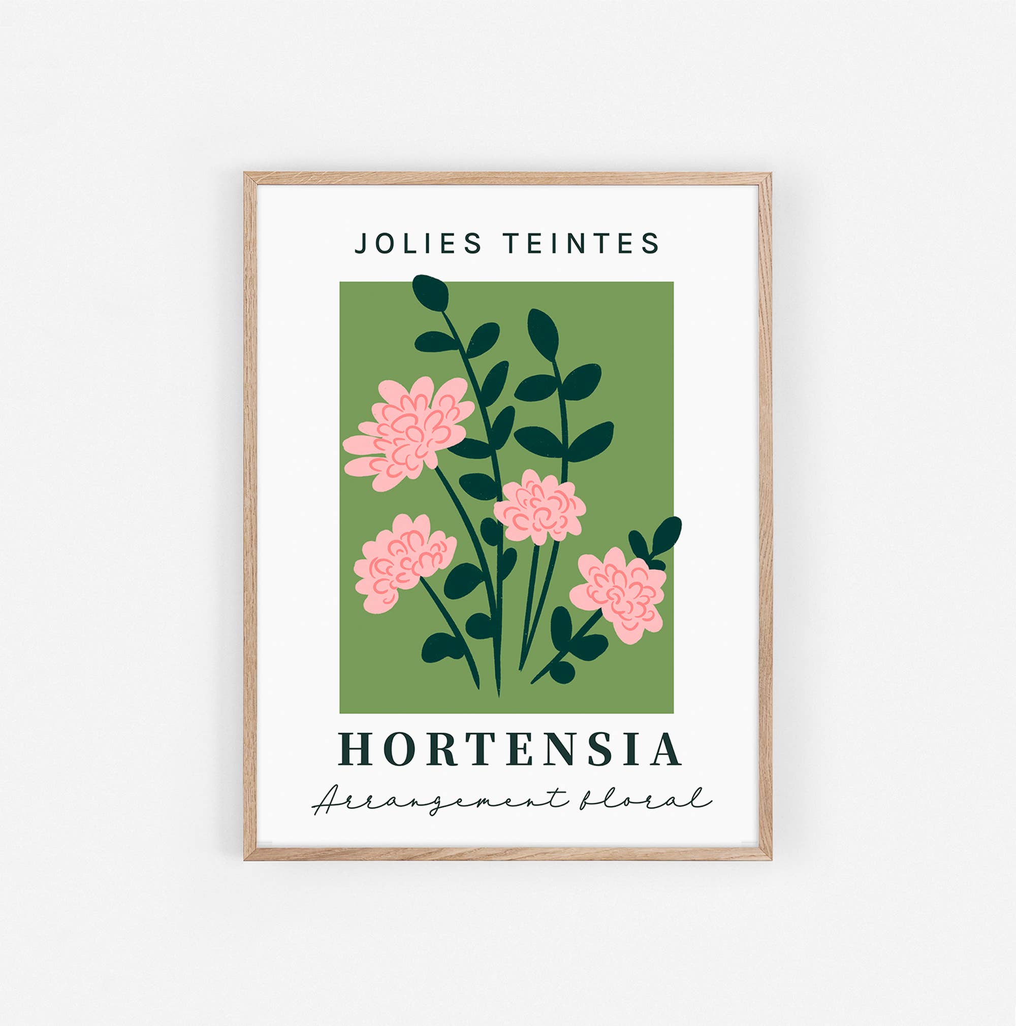 Graphijoy - Wholesale Poster - Hortensia floral poster