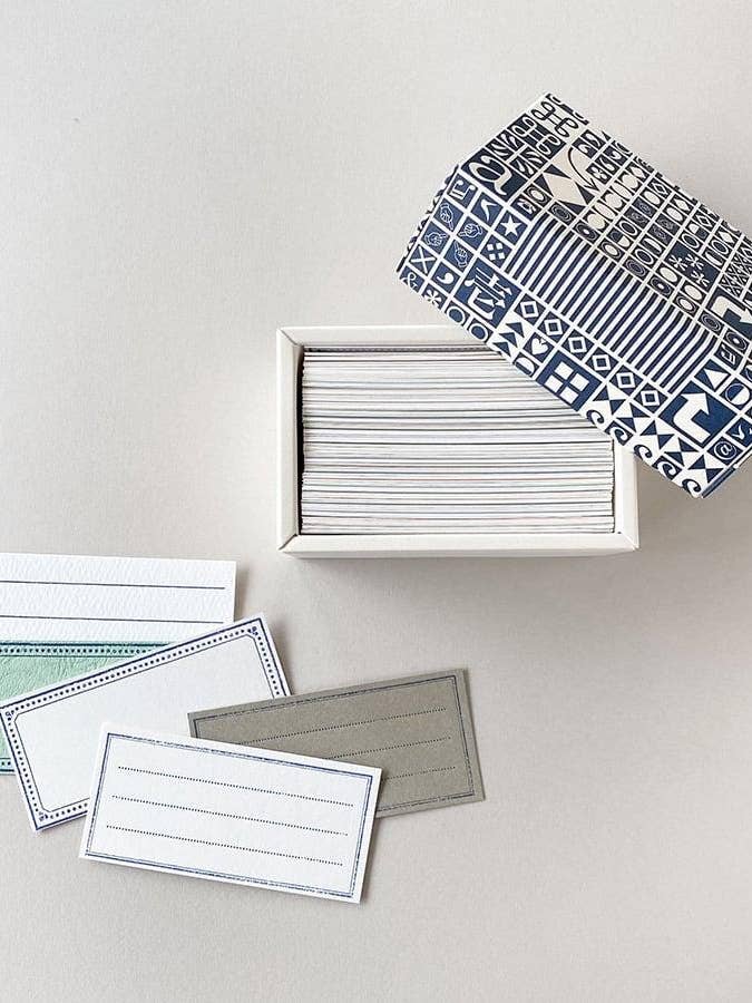 Bloc-notes Yamazoe Letter Press Box - 300 feuilles pour la vente par 「FUNJI」In Japan