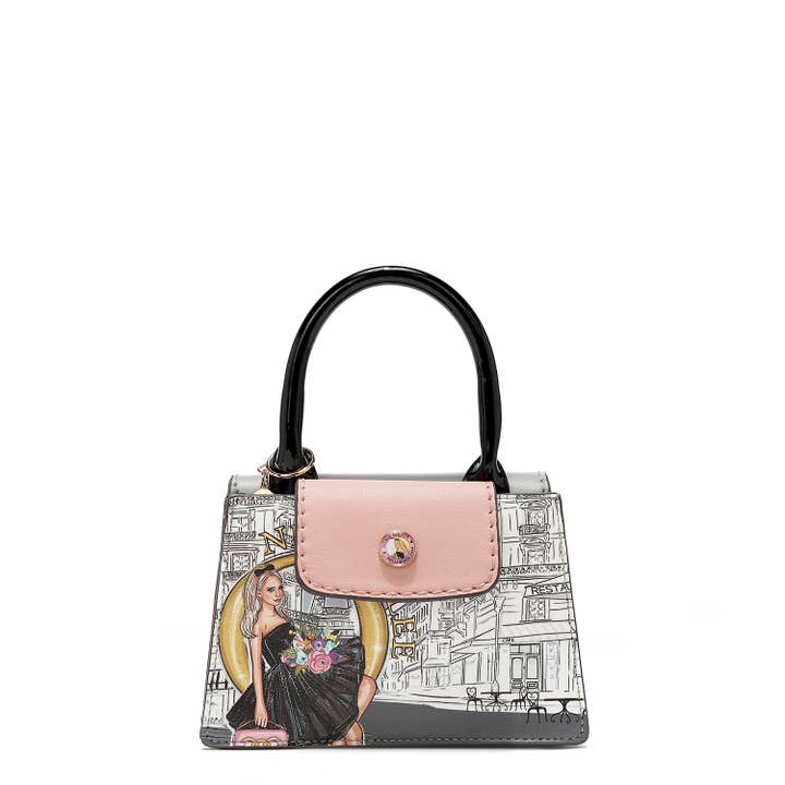 Nicole Lee USA - Wholesale Top Handle Bag - Women's - OLIVIA MINI CROSSBODY