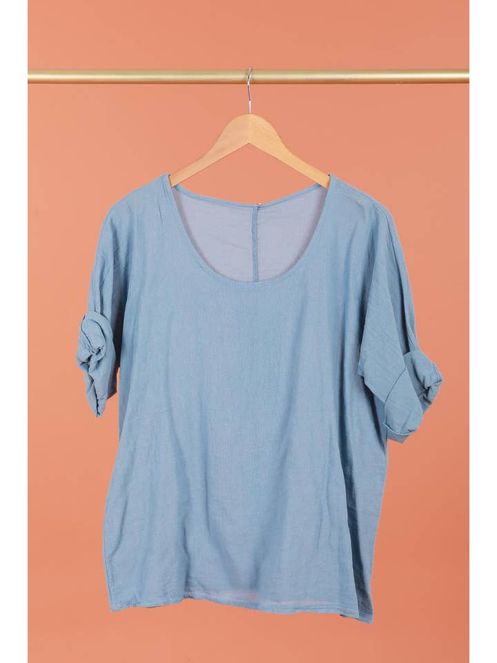 la maison des fibres naturelles – wholesale T-shirt – women's – t-shirts 1101 + SIZE60%cotton 40%linen27