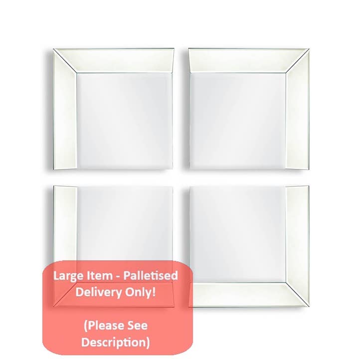 McGowan & Rutherford Ltd - Wholesale Wall Mirror - Venetian 4 Corner Piece Mirror Set