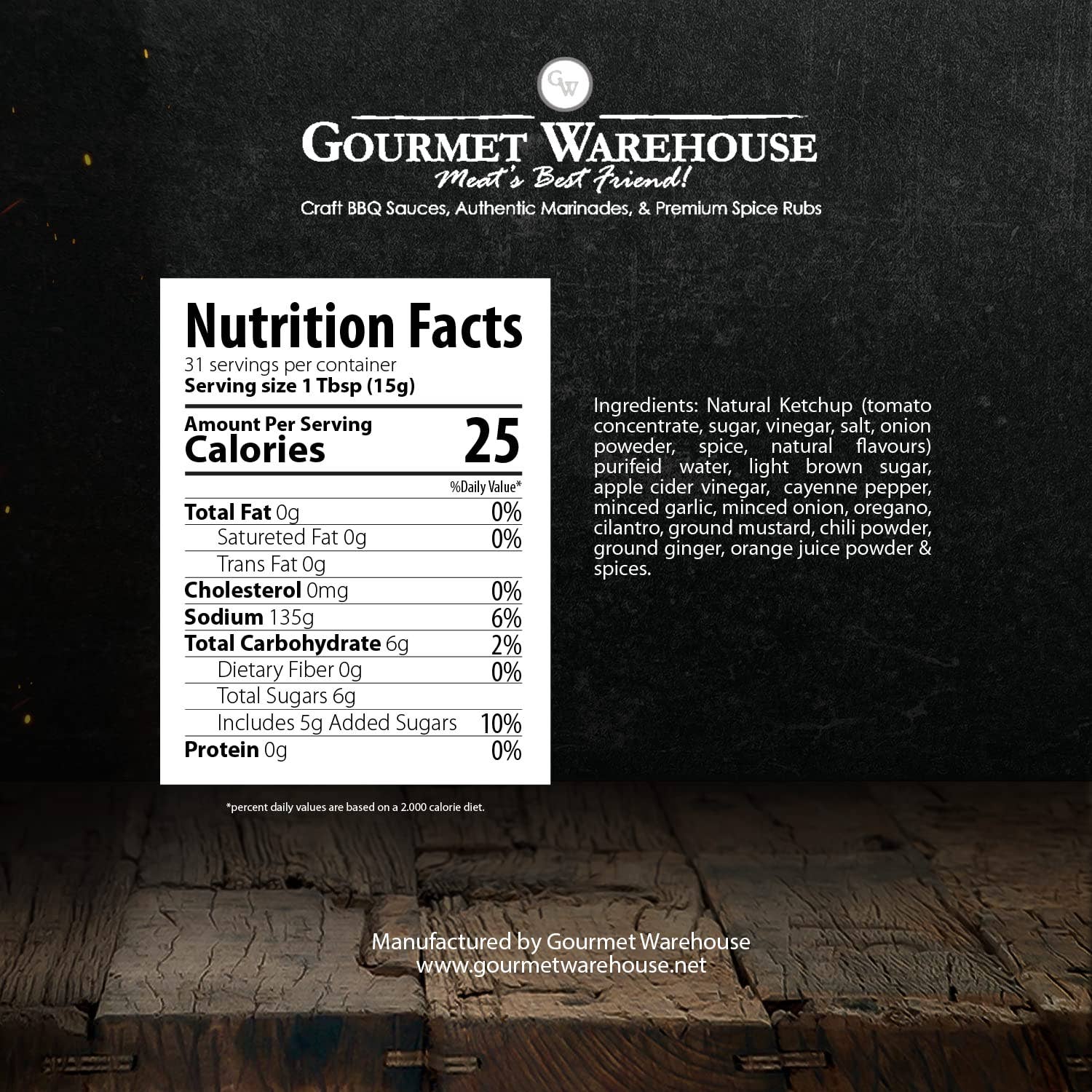 Gourmet Warehouse Brands - Wholesale BBQ Sauce - Gourmet Warehouse Caribbean BBQ Sauce2