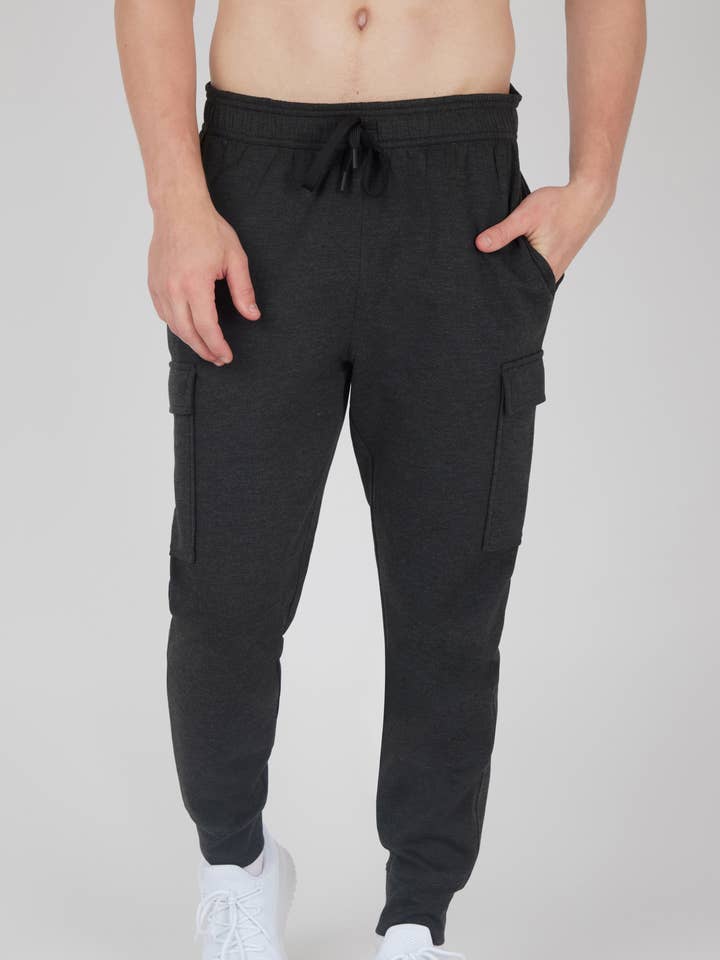 90 Degree by Reflex & Yogalicious - Wholesale Athletic Sweatpants/Joggers - Men's - Men's Scuba James Jogger with Cargo Pocket2