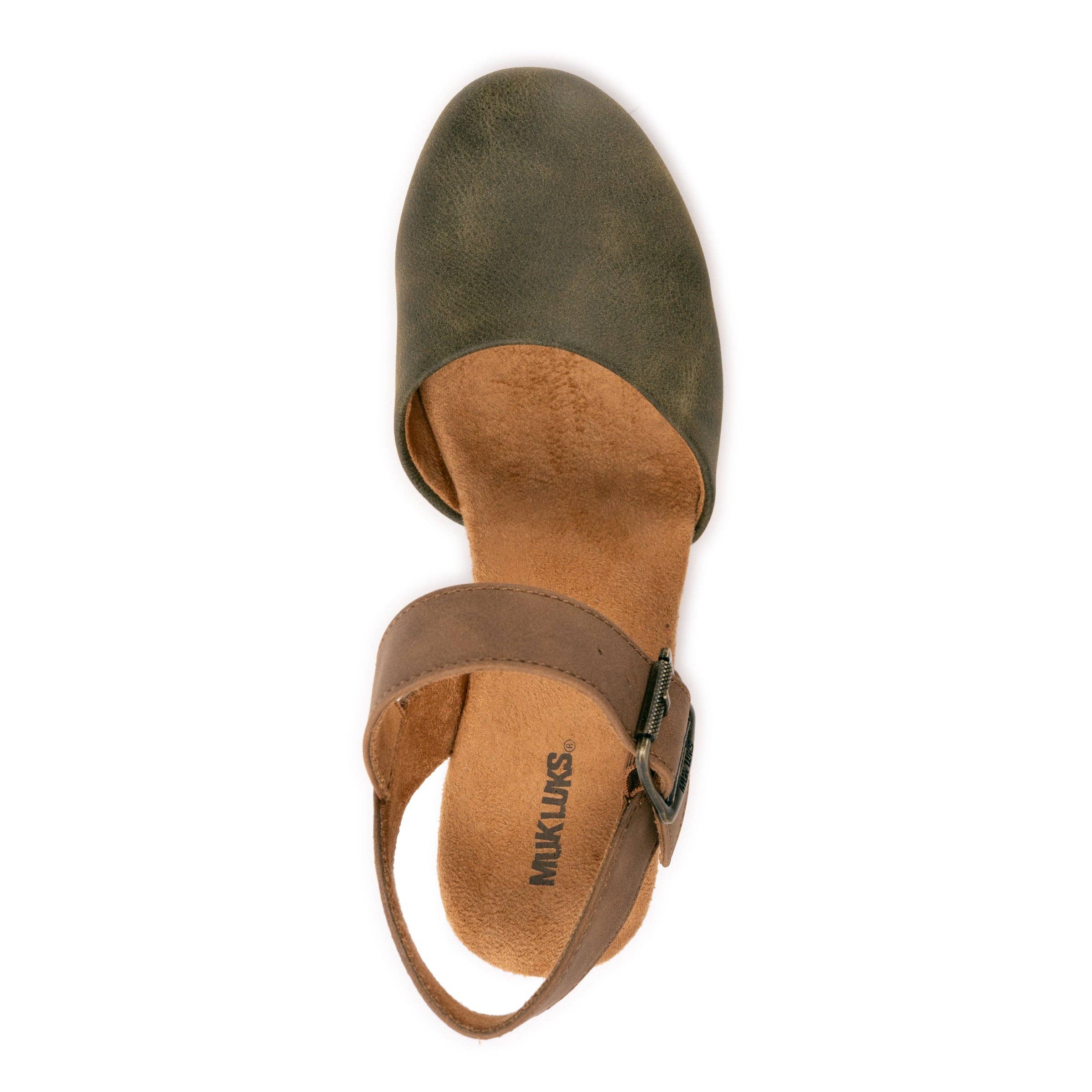 Muk Luks - Wholesale Sandals - Women's - MUK LUKS Women's Merritt Closed Toe Quarter Strap Shoe5