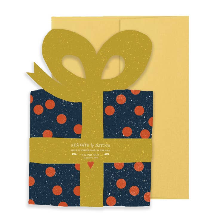 Isatopia - Vente Cartes de vœux saisonnières - Cadeau des Fêtes - Carte découpée1