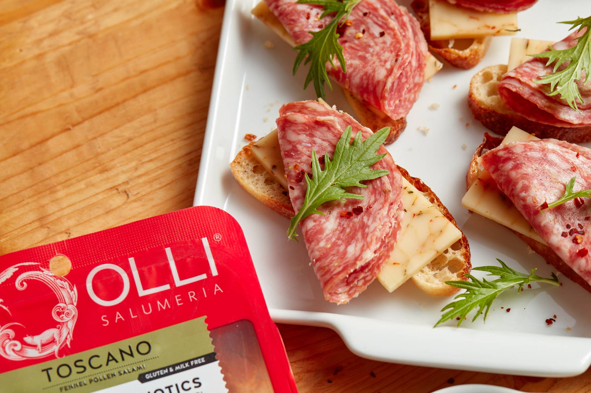 Olli Salumeria Americana - Wholesale Salami - Olli Toscano Pre Sliced Salami1
