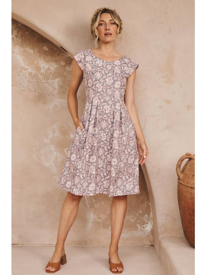 Kalina Dress - Viola for wholesale on Faire1