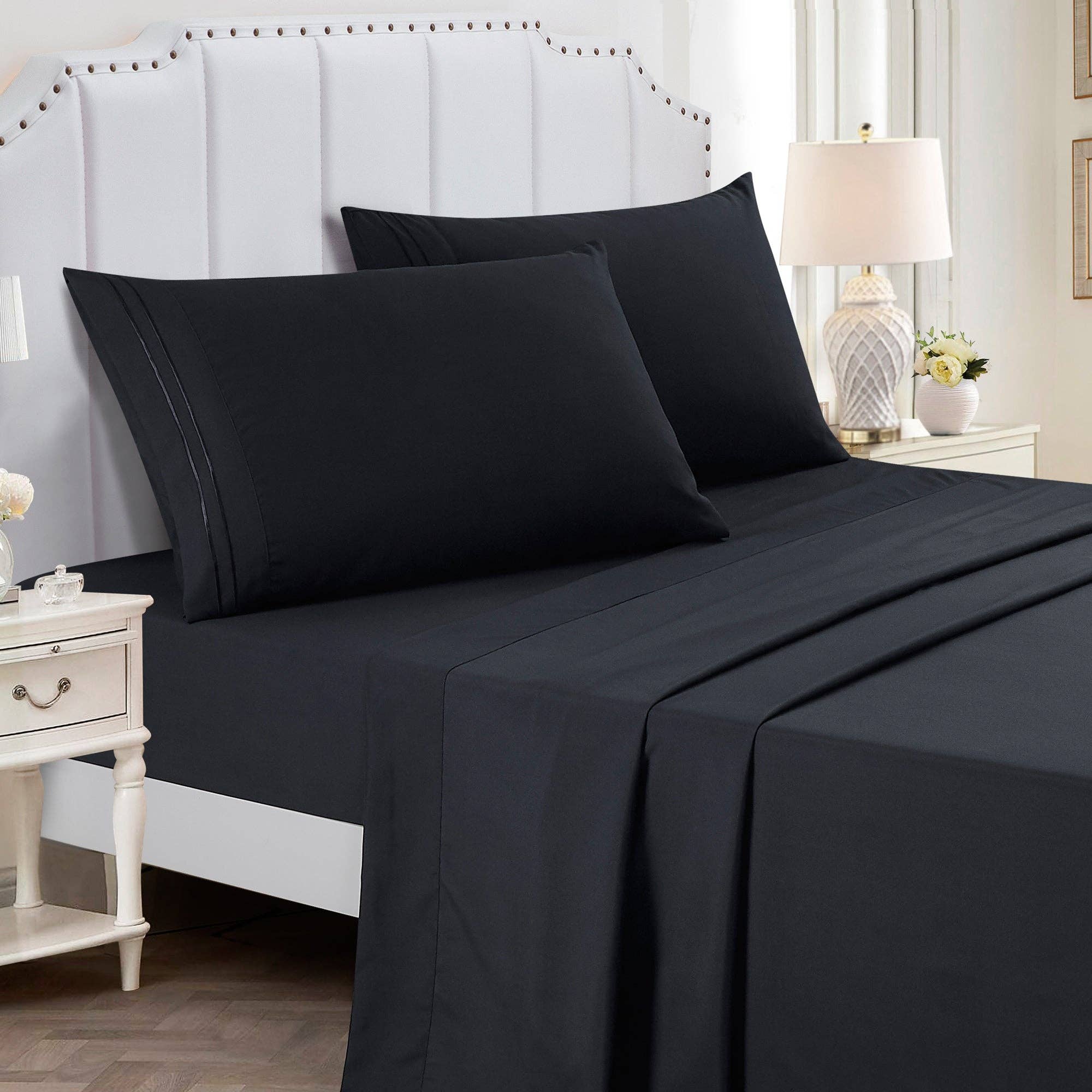 Linen Mart – wholesale Sheet set – Soft Microfiber Deep Pocket Bed Sheets - 4 Piece Set34
